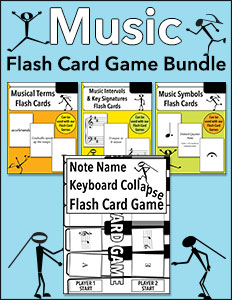 Music Flash Card Game Bundle