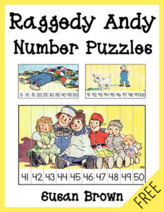 Raggedy Andy Number Puzzles