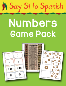 Spanish Numbers Game Pack cover Currclick