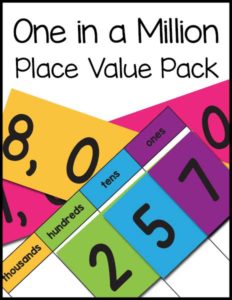 One in a Million Place Value Pack
