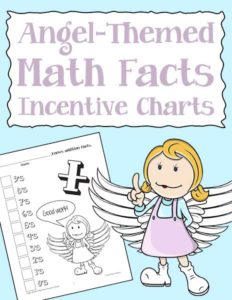 Angel-Themed Math Facts Incentive Charts