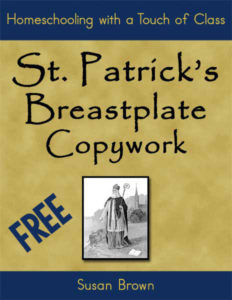 Free St. Patrick's Breastplate Copywork