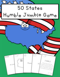 50 States Humble Jumble Game