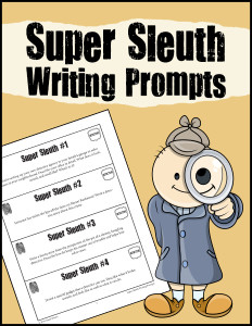 Super Sleuth Writing Prompts 600h