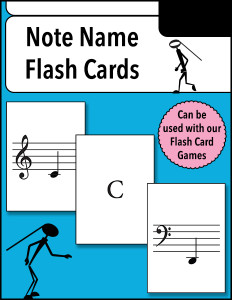 Note Name Flash Cards 600h