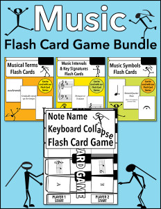 Music Flash Card Game Bundle cover 600h