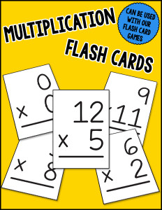 Multiplication Flash Cards cover 600h