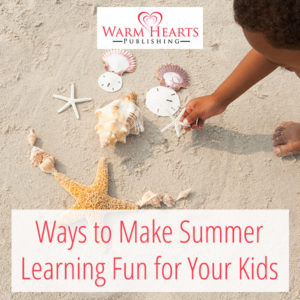 Boy playing with shells on the beach - Ways to Make Summer Learning Fun for Your Kids