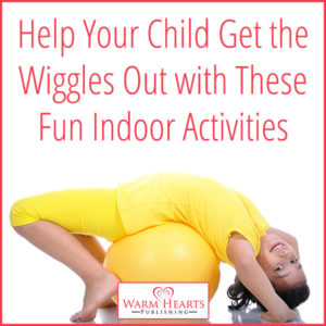 Child on bouncy ball - Help Your Child Get the Wiggles Out with These Fun Indoor Activities