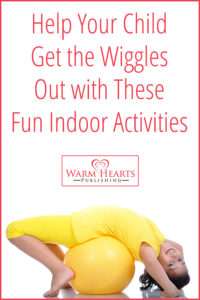 Child on bouncy ball - Help Your Child Get the Wiggles Out with These Fun Indoor Activities