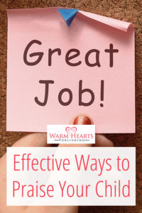 Note that says great job - Effective Ways to Praise Your Child