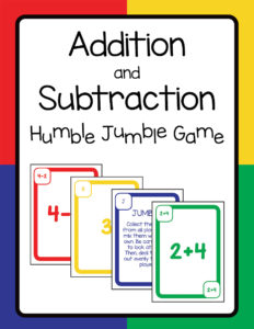 Addition and Subtraction Humble Jumble Game