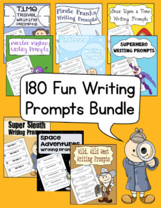 180 Fun Writing Prompts Bundle