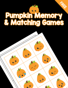 Pumpkin Memory and Matching Games