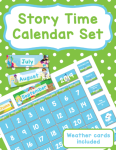 Story Time Calendar Set