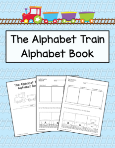 The Alphabet Train - Alphabet Book cover.