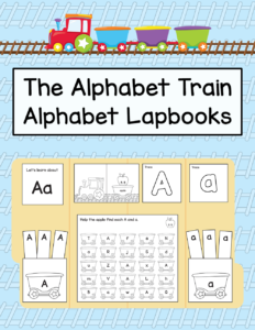 The Alphabet Train - Alphabet Lapbooks cover.