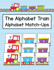 The Alphabet Train - Alphabet Match-Ups cover