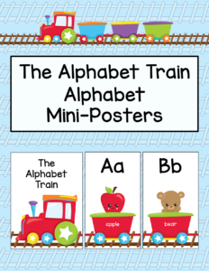 The Alphabet Train - Alphabet Mini-Posters cover