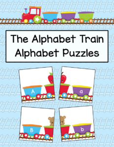 The Alphabet Train - Alphabet Puzzles cover