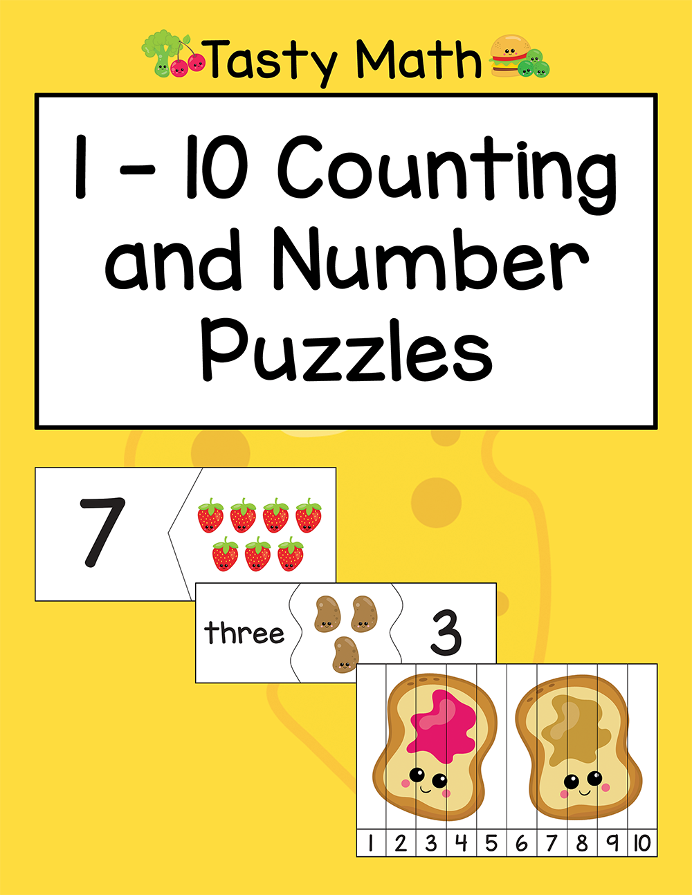 Tasty Math 1 - 10 Counting and Number Puzzles